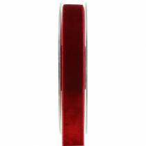 Product Velvet ribbon dark red 20mm 10m