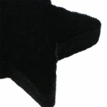 Product Scatter decoration stars velvet black 4/5cm 40p