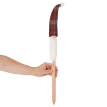 Product Christmas Gnome Decoration Sticks with Felt Hat, 58cm, Set of 6