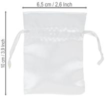 Product Satin bags white 6.5 × 10cm 10pcs