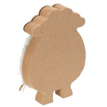 Product Wooden sheep decoration, cute decorative figure for spring and Easter, table decoration, 11cm, 6 pieces