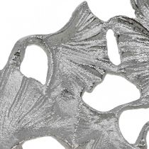 Product Decorative bowl silver Gingko bowl metal Ø43cm H11cm