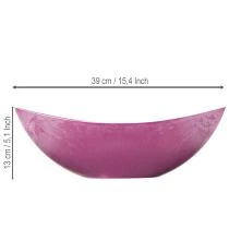Product Pink Plastic Decorative Bowl 39cm x 13cm