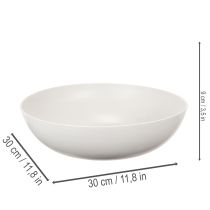 Product Large Round Decorative Bowl – 30cm, Light Grey