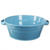 Product Bowl Round Handle Decorative Bowl Flower Bowl Blue Ø33.5cm