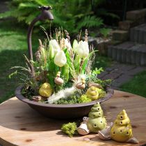 Product Planting bowl, ideal eye-catcher for outdoor areas, with tap design element, 36cm