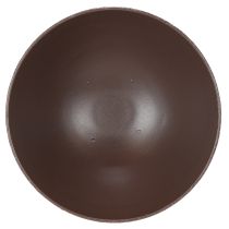 Product Round Metal Plant Bowl with Stand, 25 cm, Brown, Indoor Decorative Planter