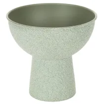 Product Potted Bowl on High Foot Round 18cm Light Green