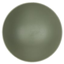 Product Metal Plant Bowl with Stand, 25cm, Green Granite Look