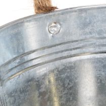 Product Oval bowl 35cm x 21.5cm H11.5cm, glossy zinc