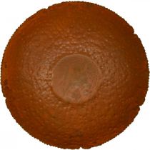 Product Decorative metal bowl, decorative bowl with a rustic look, Ø30cm H8.5cm