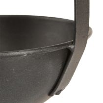 Product Bowl for Planting Decorative Trowel Anthracite Ø12.5cm 3pcs