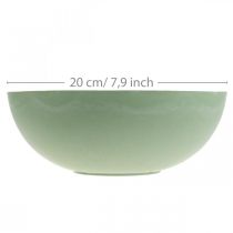 Product Decorative bowl green pastel plastic table decoration spring Ø20cm