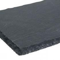 Slate board long, decorative tray natural stone 40×13cm