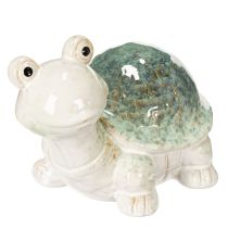 Product Ceramic turtle figurine as an eye-catcher in the living area, decorative figure, 22cm