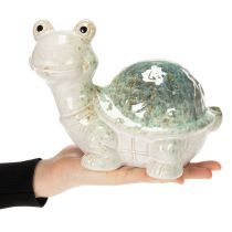 Product Turtle figurine Ceramic home décor as an eye-catcher in the living room 22cm