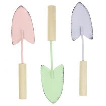 Decorative shovels assorted colors 14cm 9pcs