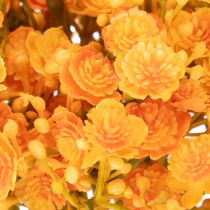 Product Artificial Orange Gypsophila Stems for Floral Arrangements, 30cm, Set of 10