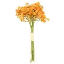 Product Artificial Orange Gypsophila Stems for Floral Arrangements, 30cm, Set of 10