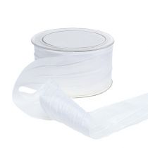 Product Ribbon White &quot;Crash&quot; 50mm 20m