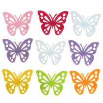 Product Felt butterfly table decoration Assorted 3.5 × 4.5cm 54 pieces Different colors