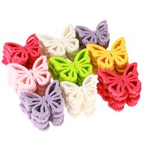 Product Felt butterflies colorful – Spring decorative butterflies 6 colors 4cm 72 pcs