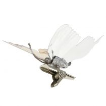 Product Butterfly Gold shiny on clip 12 pcs