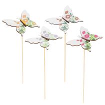 Product Butterfly stakes, ideal as eye-catchers in the garden or flower pot, 29cm, 12 pieces