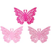 Product Decorative butterfly scatter elements for spring-like table and bowl arrangements, 4cm, 72 pieces