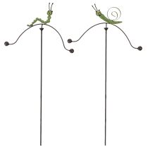 Product Snail Caterpillar Wind Chime Garden Stake Metal H67cm 2pcs