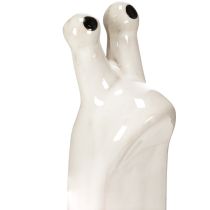 Product Ceramic decorative snail figurine for stylish living environments and enchanting table decorations, 16cm