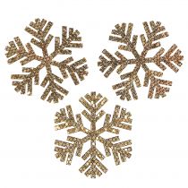 Product Snowflake Gold Christmas Decoration Ø4cm 48pcs