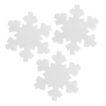 Product Snowflake white 7cm 8pcs