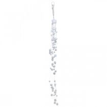 Product Snowball Garland Winter Garland Snowflakes White 72cm