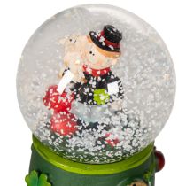 Product Lucky charm snow globe with chimney sweep figure, 4cm, 3 pieces
