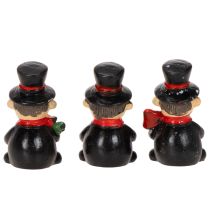 Product Chimney Sweep Figurines with Adhesive Backing, Polyresin, 5cm, Set of 6