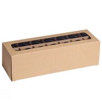 Product Black Christmas balls tree balls glass Ø4cm 24 pcs