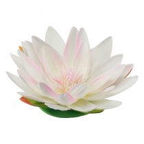 Product Floating water lily artificial table decoration white, pink Ø15cm
