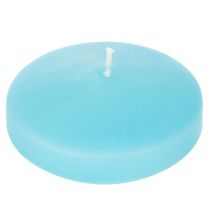 Product Floating candle, round shape, for festive decorations and events, pond and table decoration, 8cm, 8 pieces