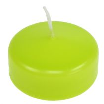 Product Floating Candles Green 4.5cm 8 pcs