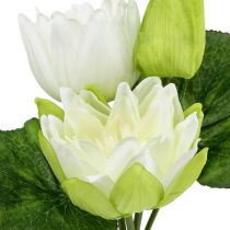 Water lilies artificial white 35cm