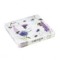 Product Napkins Summer Bumblebees Bees Decoration 25x25cm 20 pcs