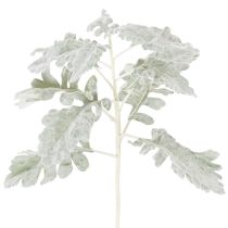 Product Artificial Senecio branch (ragwort), intricately crafted, 45cm, 3 pieces