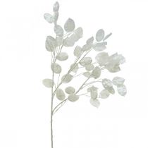 Product Decorative branch silver leaf white Lunaria branch artificial branch 70cm