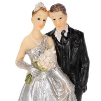 Product Silver wedding anniversary couple 10cm