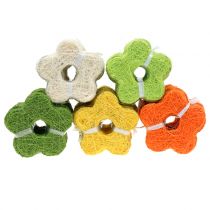 Sisalflower Ø7,5cm 25pcs