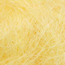 Sisal grass for crafts, craft material natural material yellow 300g