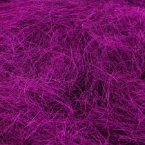 Product Sisal grass for crafting, craft material natural material purple 300g
