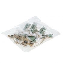 Product Christmas Tree Decoration Skis Mint 13,7cm x 7cm 3pcs