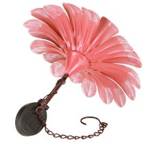 Product Solar LED Flower Garden Light LED Metal Pink Ø30cm